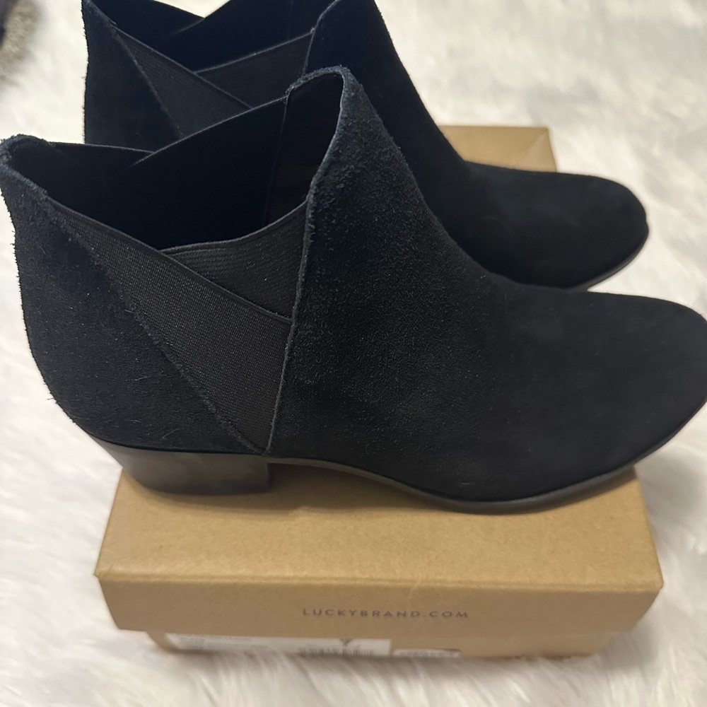 Lucky Brand Black Booties
